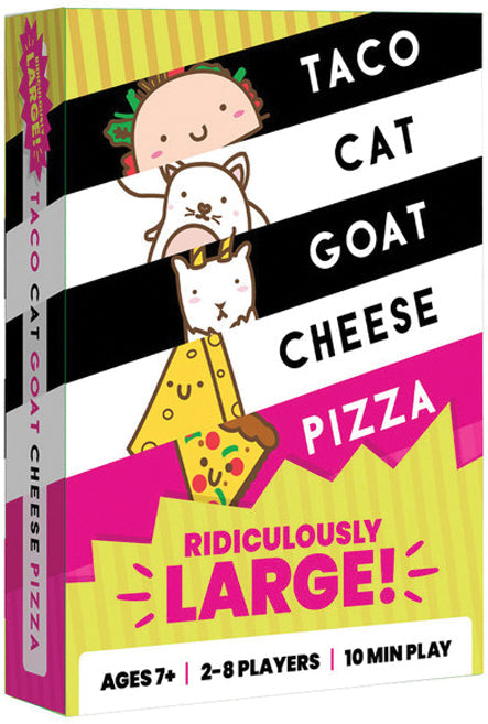 Taco Cat Goat Cheese Pizza: Ridiculously Large Edition