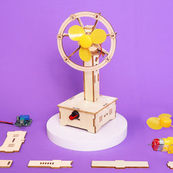Variable Speed Oscillating Fan DIY Kit, Educational STEM Toy (ONLINE ORDER ONLY)