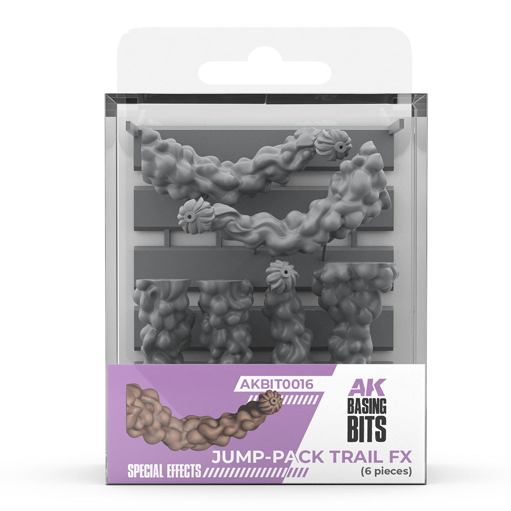 AK Interactive Basing Bits: Jump-Pack Trail FX (6 Pieces) (ONLINE ORDER ONLY)