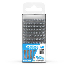 AK Interactive Basing Bits: Human Bones (120 Pieces) (ONLINE ORDER ONLY)