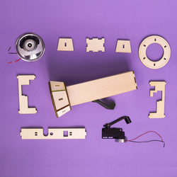 Hand-Crank Flashlight DIY Kit, Educational STEM Toy (ONLINE ORDER ONLY)