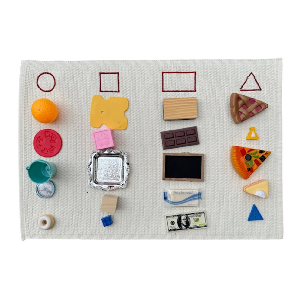 Bag Full of Objects with Embroidered Mat Or Embroidered Mat Only (ONLINE ORDER ONLY)