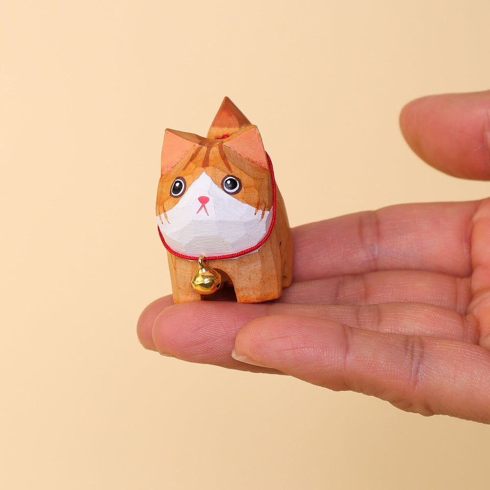 Hand-Carved Cat Painting Kit – Paint Two Cats, Create a Keychain (ONLINE ORDER ONLY)