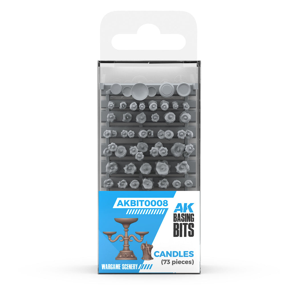 AK Interactive Basing Bits: Candles (73 Pieces) (ONLINE ORDER ONLY)