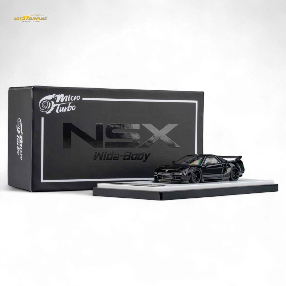 (Pre-Order) Microturbo NSX-R WideBody - Gloss Black 1:64 (ONLINE ORDER ONLY)