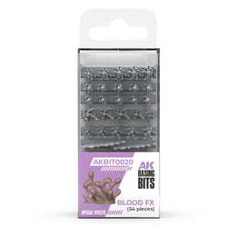 AK Interactive Basing Bits: Blood FX (54 Pieces) (ONLINE ORDER ONLY)