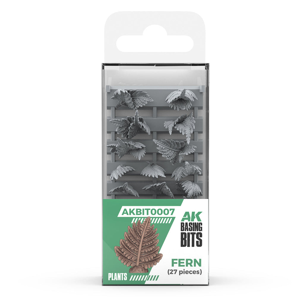 AK Interactive Basing Bits: Fern (27 Pieces) (ONLINE ORDER ONLY)