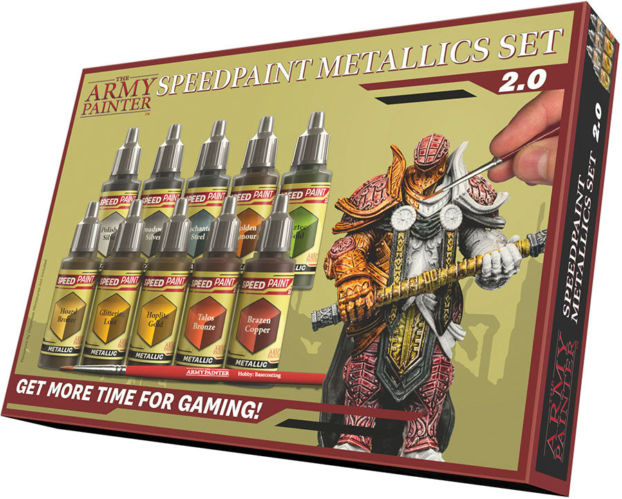 The Army Painter - Speedpaints: Metallics Paint Set (ONLINE ORDER ONLY)