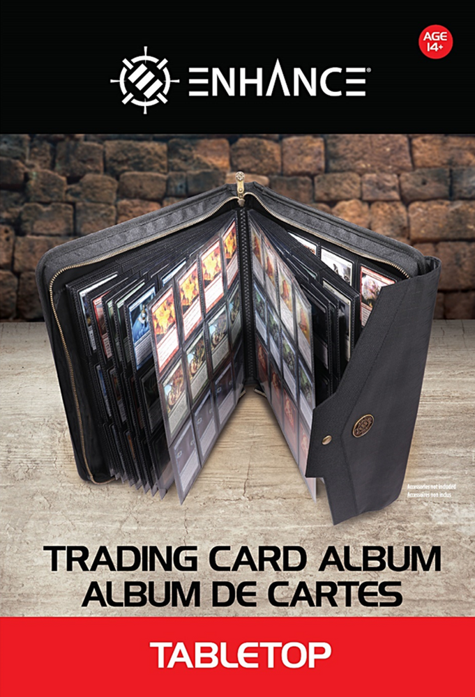 Enhance: TCG Card Album - Top Loader - Black (ONLINE ORDER ONLY)