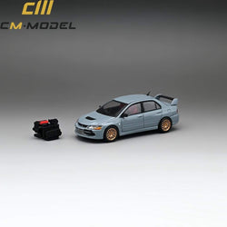 CM Model Mitsubishi Lancer Evolution IX Gray With Engine 1:64 (ONLINE ORDER ONLY)