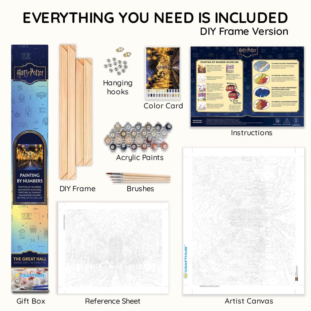 The Great Hall - Paint By Numbers Kit (ONLINE ORDER ONLY)