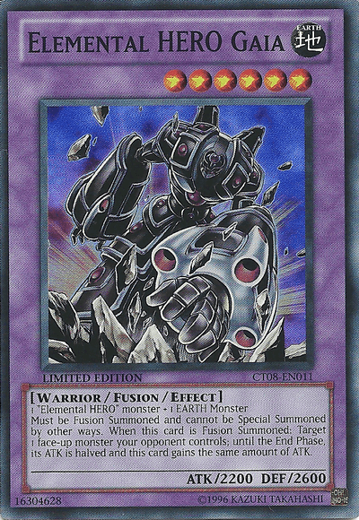 Elemental Hero Gaia [CT08-EN011] Super Rare (ONLINE ORDER ONLY)
