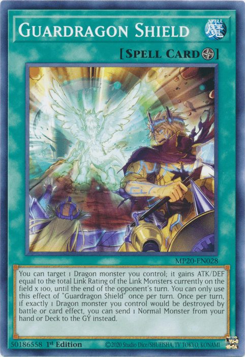 Guardragon Shield [MP20-EN028] Common (ONLINE ORDER ONLY)