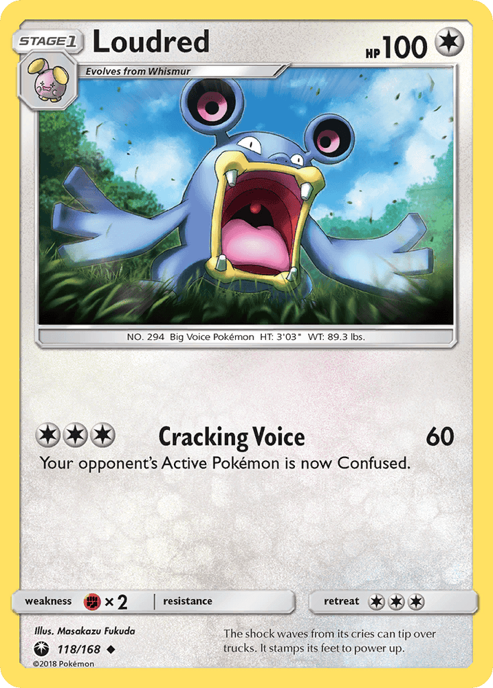 Loudred (118/168) [Sun & Moon: Celestial Storm] (Online Only)