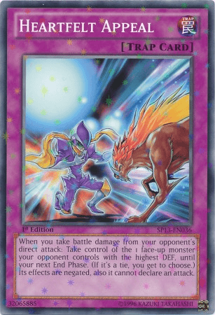 Heartfelt Appeal [SP13-EN036] Starfoil Rare (ONLINE ORDER ONLY)