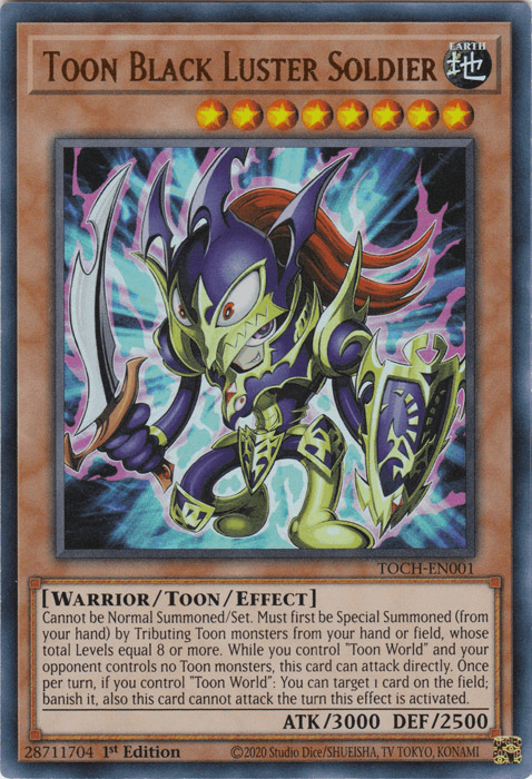 Toon Black Luster Soldier [TOCH-EN001] Ultra Rare (ONLINE ORDER ONLY)