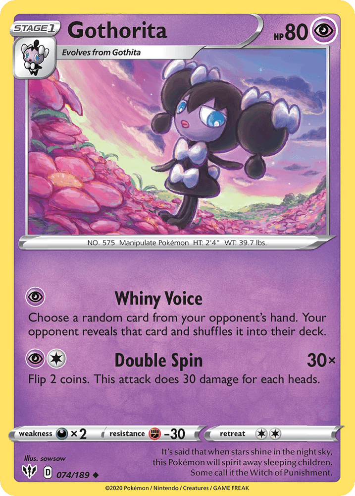 Gothorita (074/189) [Sword & Shield: Darkness Ablaze] (Online Only)