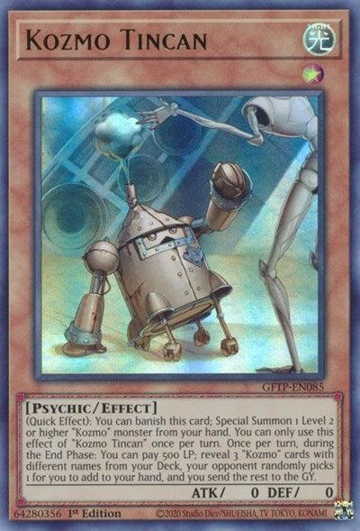 Kozmo Tincan [GFTP-EN085] Ultra Rare (ONLINE ORDER ONLY)