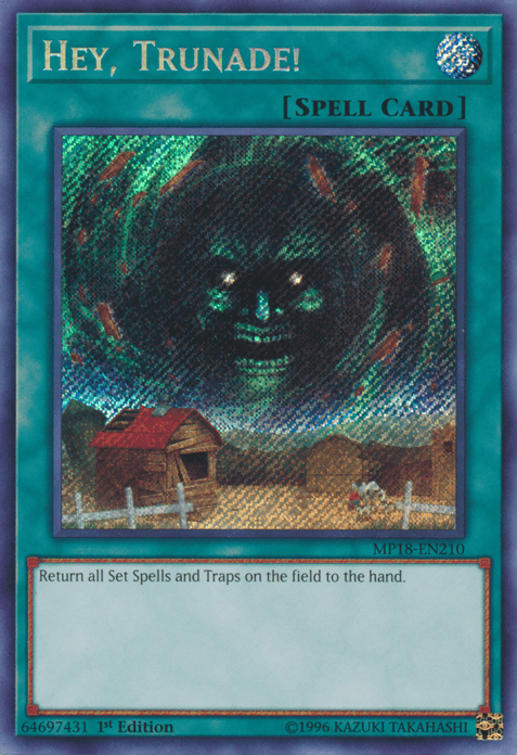 Hey, Trunade! [MP18-EN210] Secret Rare (ONLINE ORDER ONLY)