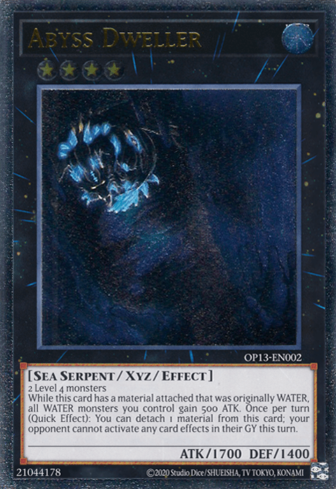 Abyss Dweller [OP13-EN002] Ultimate Rare (ONLINE ORDER ONLY)