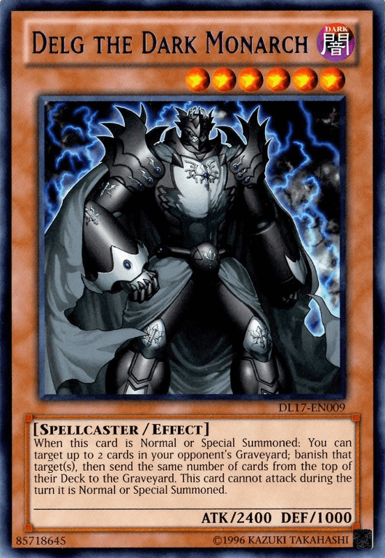 Delg the Dark Monarch (Purple) [DL17-EN009] Rare (ONLINE ORDER ONLY)