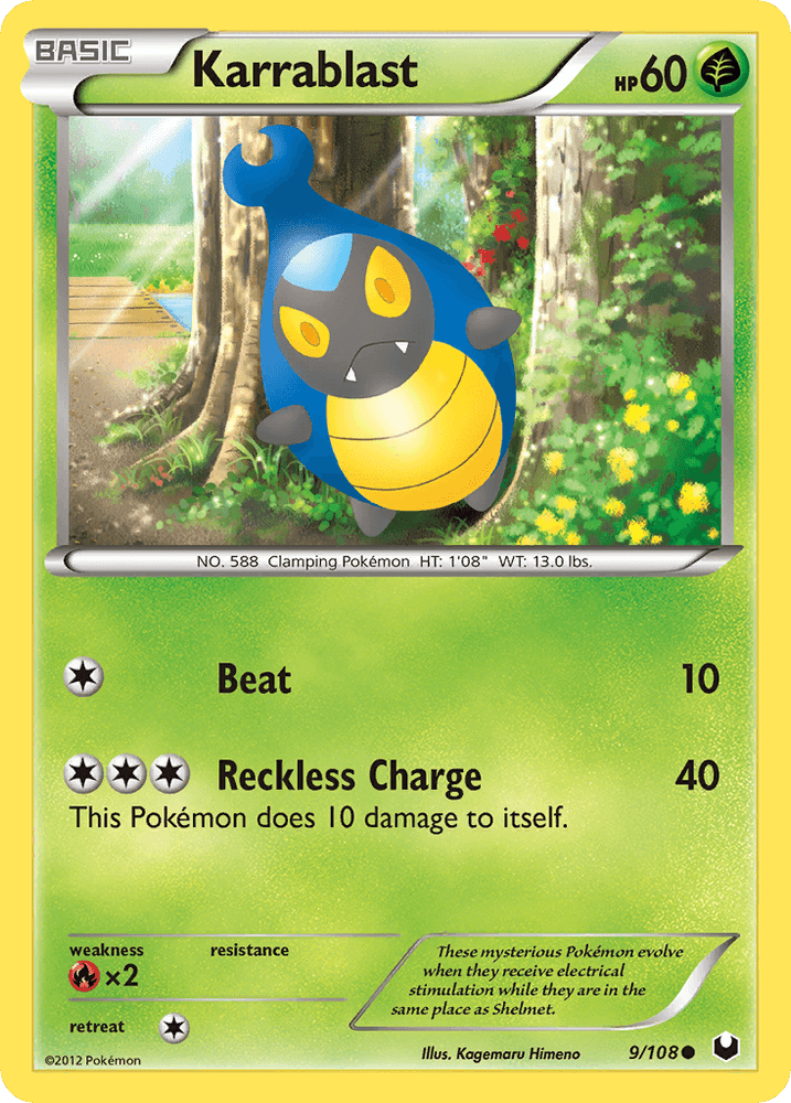 Karrablast (9/108) [Black & White: Dark Explorers] (Online Only)