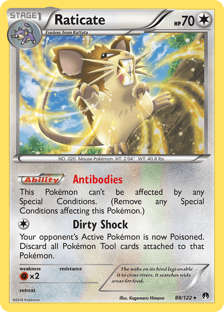Raticate (88/122) [XY: BREAKpoint] (Online Only)