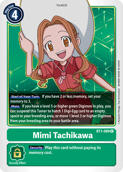 Mimi Tachikawa [BT1-089] [Release Special Booster Ver.1.0] (ONLINE ORDER ONLY)