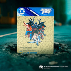 Justice League Wooden Jigsaw Puzzle (Online Order Only)