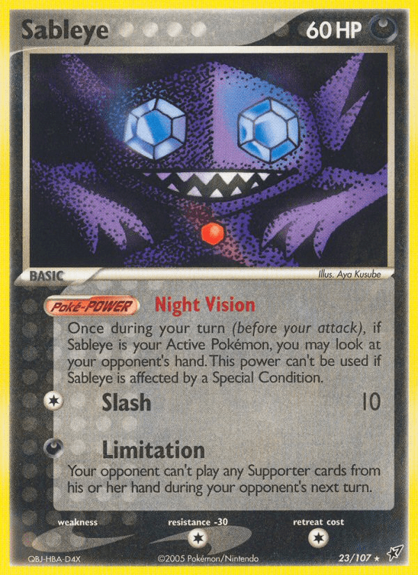 Sableye (23/107) [EX: Deoxys] (Online Only)