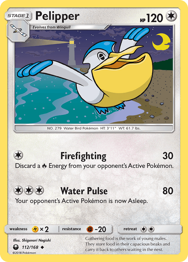 Pelipper (112/168) [Sun & Moon: Celestial Storm] (Online Only)