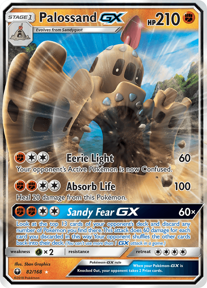 Palossand GX (82/168) [Sun & Moon: Celestial Storm] (Online Only)