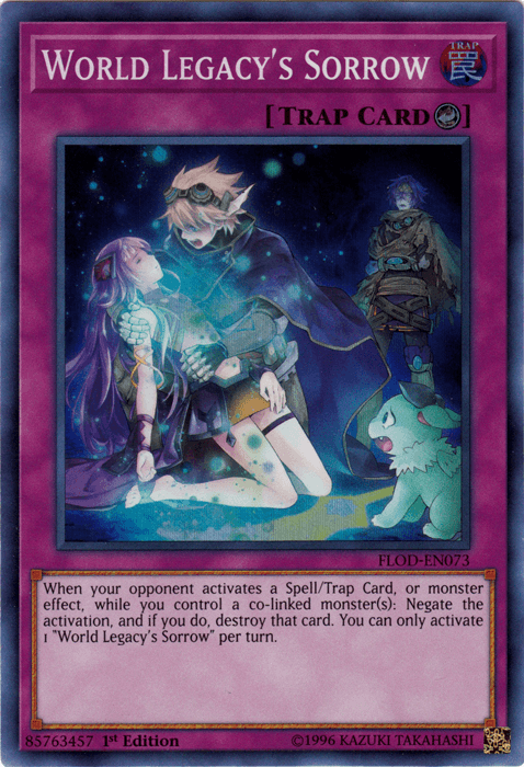 World Legacy's Sorrow [FLOD-EN073] Super Rare (ONLINE ORDER ONLY)