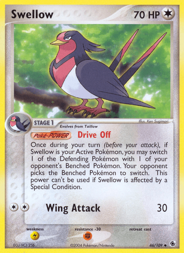 Swellow (46/109) [EX: Ruby & Sapphire] (Online Only)