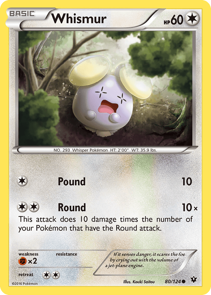 Whismur (80/124) [XY: Fates Collide] (Online Only)