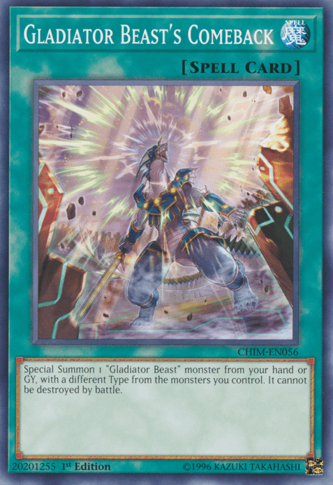 Gladiator Beast's Comeback [CHIM-EN056] Common (ONLINE ORDER ONLY)