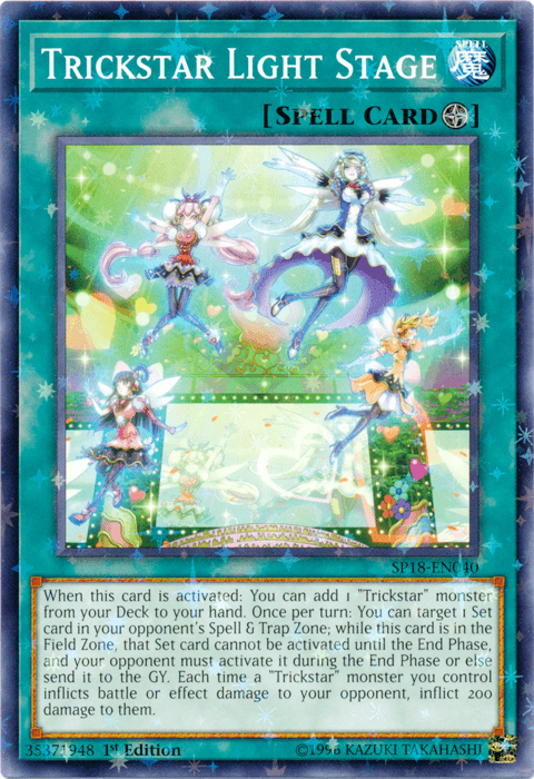 Trickstar Light Stage [SP18-EN040] Starfoil Rare (ONLINE ORDER ONLY)