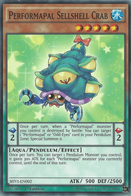 Performapal Sellshell Crab [SHVI-EN002] Common (ONLINE ORDER ONLY)
