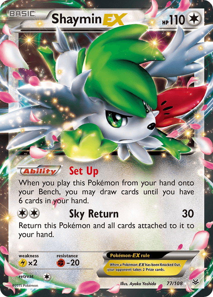 Shaymin EX (77/108) [XY: Roaring Skies] (Online Only)