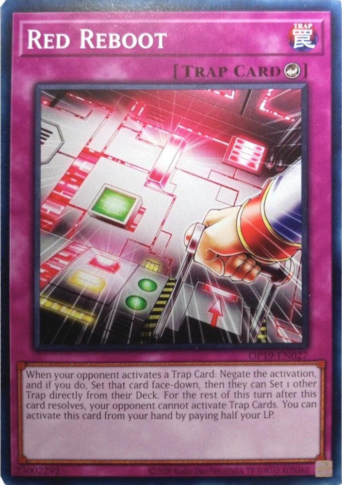 Red Reboot [OP19-EN027] Common (ONLINE ORDER ONLY)