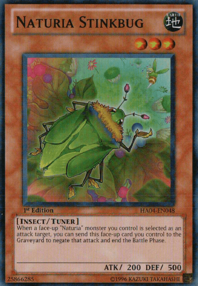 Naturia Stinkbug [HA04-EN048] Super Rare (ONLINE ORDER ONLY)