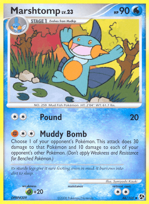 Marshtomp (46/106) [Diamond & Pearl: Great Encounters] (Online Only)