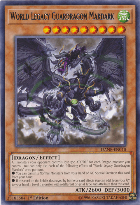 World Legacy Guardragon Mardark [DANE-EN018] Rare (ONLINE ORDER ONLY)