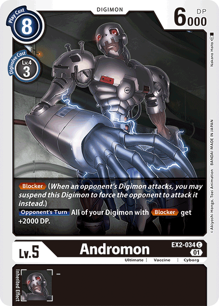 Andromon [EX2-034] [Digital Hazard] (ONLINE ORDER ONLY)