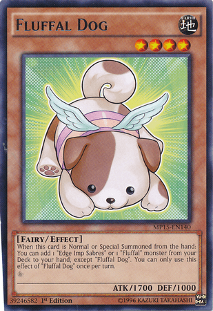 Fluffal Dog [MP15-EN140] Rare (ONLINE ORDER ONLY)