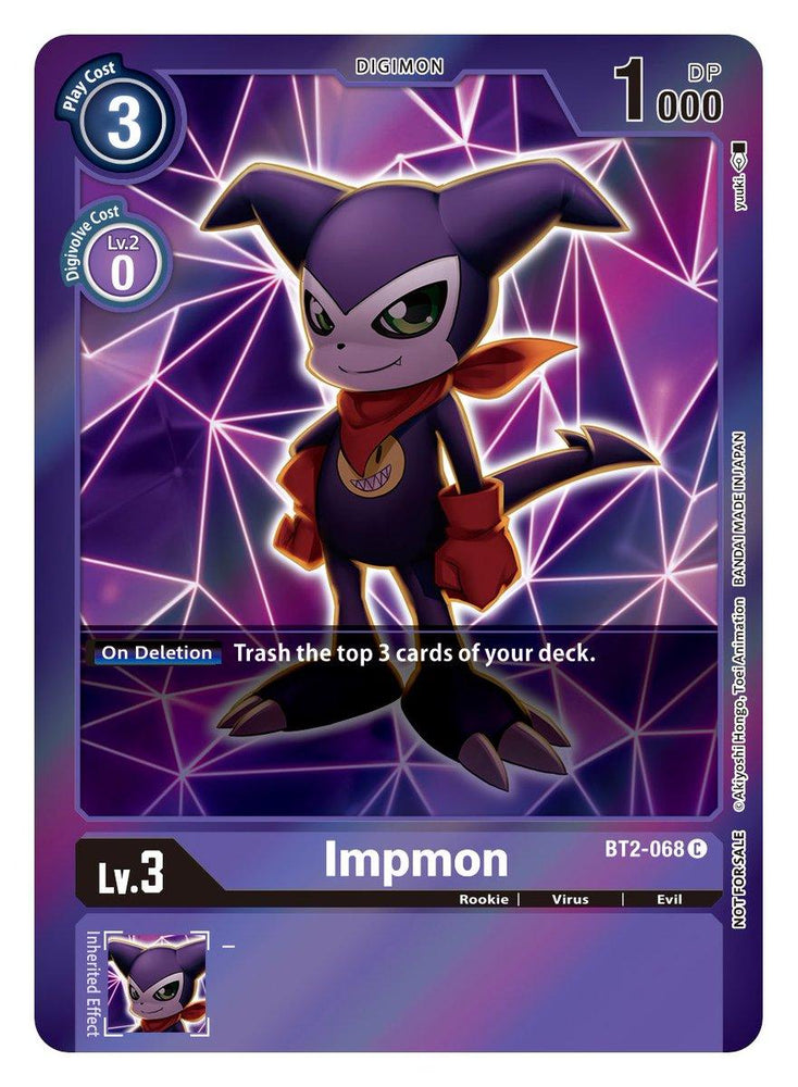 Impmon [BT2-068] (Event Pack 2) [Release Special Booster Ver.1.0] (ONLINE ORDER ONLY)