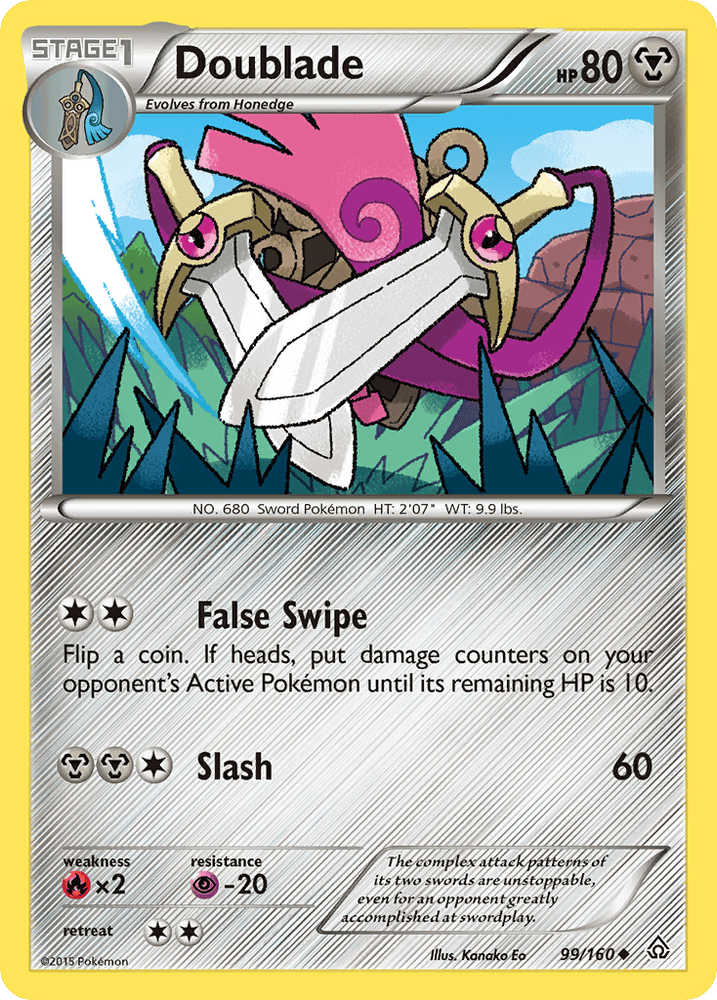Doublade (99/160) [XY: Primal Clash] (Online Only)