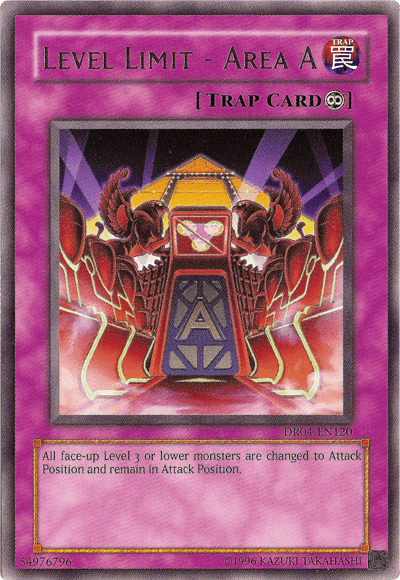 Level Limit - Area A [DR04-EN120] Rare (ONLINE ORDER ONLY)