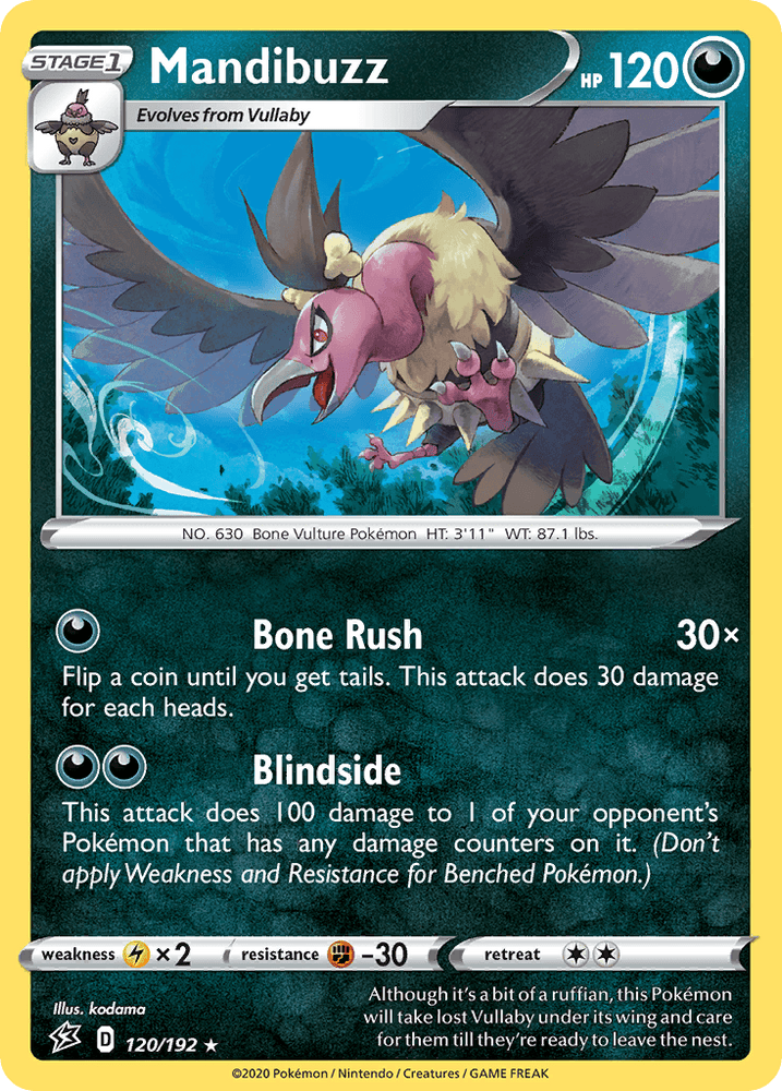 Mandibuzz (120/192) [Sword & Shield: Rebel Clash] (Online Only)