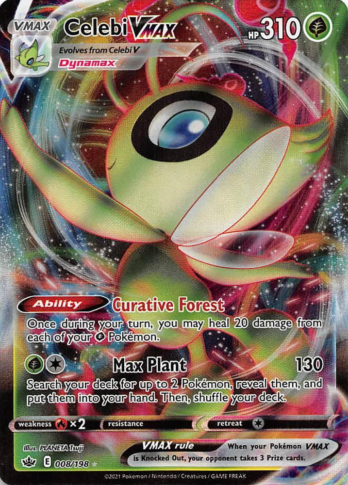 Celebi VMAX (008/198) [Sword & Shield: Chilling Reign] (Online Only)
